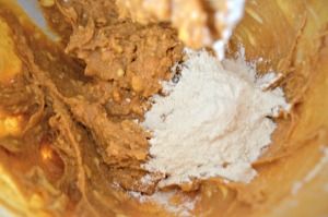 Sift in dry ingredients