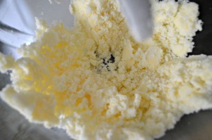 Cream together butter and sugar
